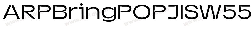 ARPBringPOPJISW55 He字体转换